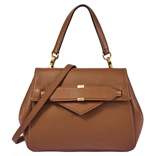 【董洁同款】迪桑娜信函女包信封包软牛皮包通勤大容量单肩斜挎包