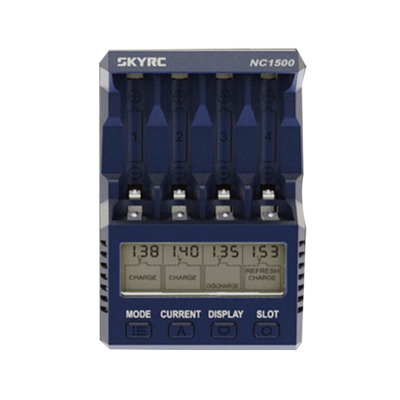 SKYRC充电器NC1500放电测试5号和7号镍氢电池充电器电池分析仪 蚊车四驱车电池充电器智能快充分析激活AAA