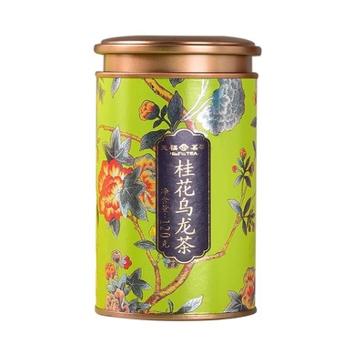 天福茗茶0色素0香精桂花乌龙茶