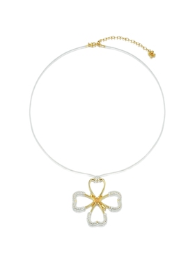 tokokkino 2025年新款小众设计编织蝴蝶结项链波西米亚锁骨链