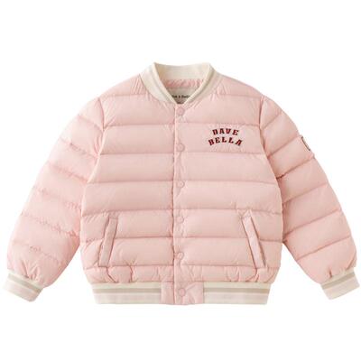 戴维贝拉男童女童三防羽绒服