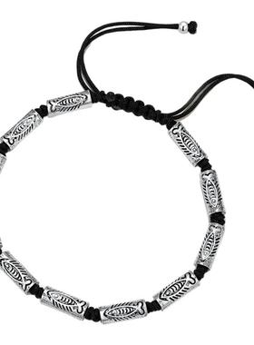 上岸锦鲤手绳编织绳太岁合金手链