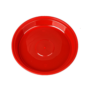 一次性小菜凉菜透明塑料硬质圆形平盘干果碟子吐骨碟酒席KTV饭店