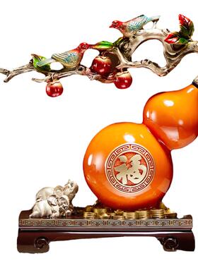 黎采树脂祝福中式玄关装饰摆件