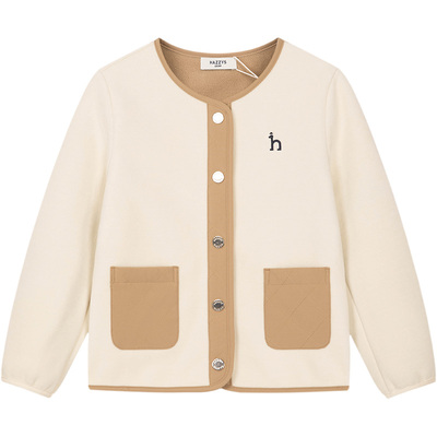 hazzys男女童摇粒绒外套