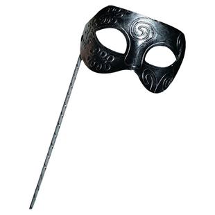 万圣节面具女舞会假面男士成人女款公主高档半脸性感手持面具流行