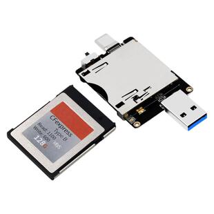 CY CFexpress TypeB 读卡器USB-C 适用尼康佳能R5存储卡CFE微单反