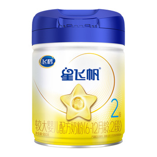 6罐至高返90】飞鹤星飞帆2段婴儿配方牛奶粉二段900g旗舰店正品