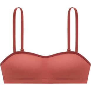 FIRSTMIX零敏系列撞色半杯小胸舒适简约文胸女士无缝无钢圈内衣