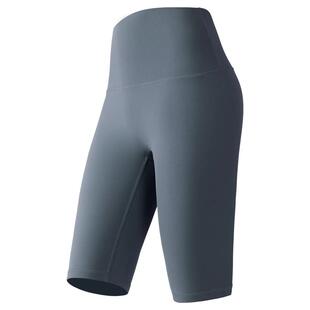 运动短裤女抽绳紧身高腰蜜桃提臀三分瑜伽裤跑步健身热裤外穿夏季