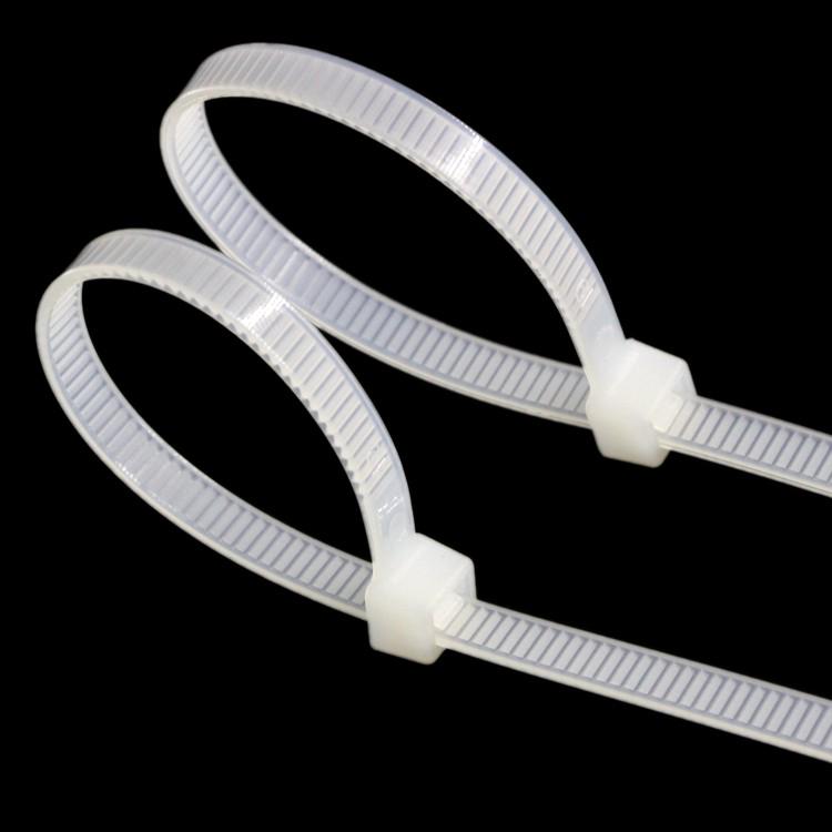 白色塑料尼龙扎带8*500mm 500长电线捆扎带 勒死狗固定带封条包邮