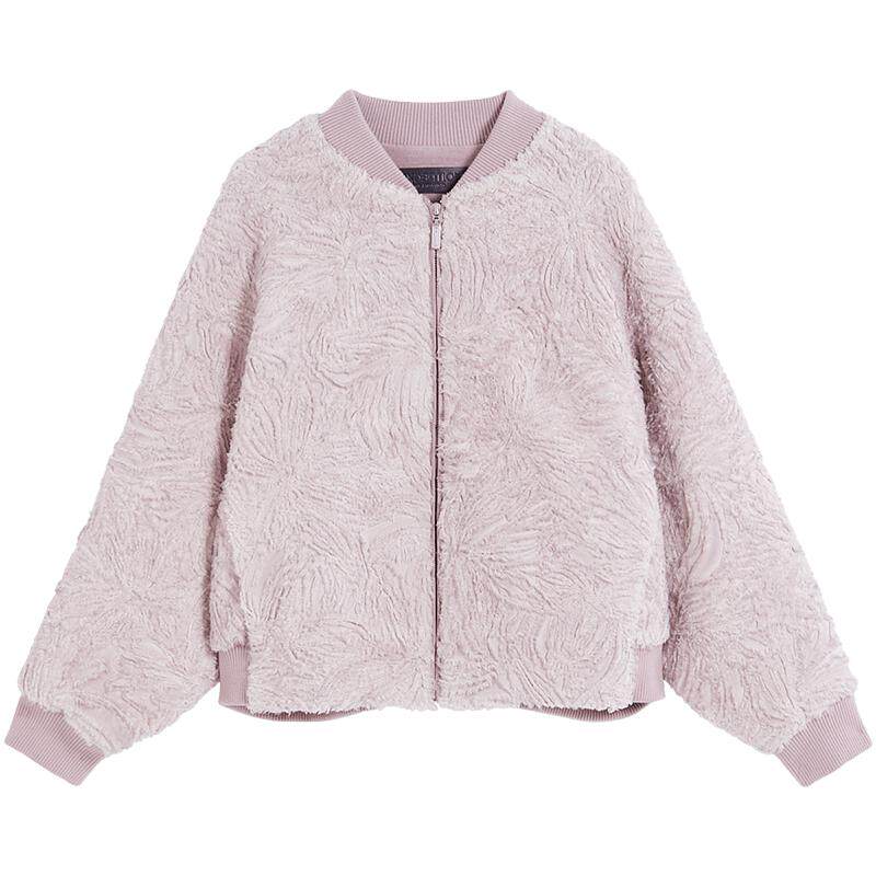 EXCEPTION例外女装外套女秋冬季匹绣工艺女士短款棉服厚