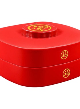 双层塑料结婚乔迁糖果干果盒果盘