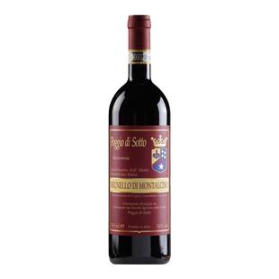 百大窖藏榜首 神之水滴 Poggio di Sotto 索托丘布鲁奈罗红葡萄酒