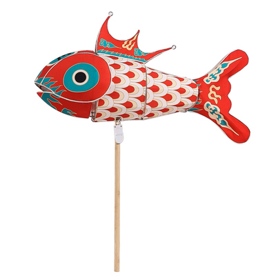 叙颜发光铁艺非遗手工鱼灯笼成品