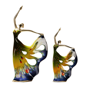 全铜雀之舞者摆件现代轻奢高档客厅酒柜玄关装饰品新房子乔迁礼物