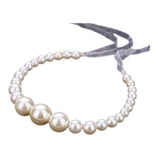 富贵千金！白色珍珠丸子头！秋冬发饰高级感氛围感神器女气质盘发