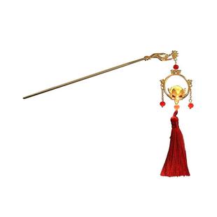 新中式古风发簪女2025年新款高级感盘发钗子汉服旗袍簪子流苏发饰