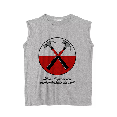 平克皇后大门乐队无袖T恤背心