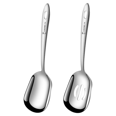 316不锈钢大头分菜勺大号