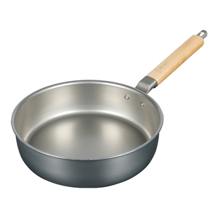 FUTSUMA福妻纯钛平底煎锅 多功能无涂层家用厨房牛排煎炒锅钛炒锅