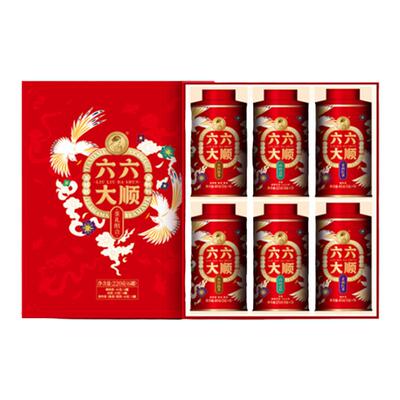 茶妈妈六六大顺礼盒220g3大茶类