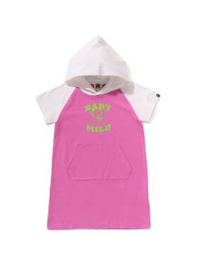 字母连帽短袖连衣裙BAPE