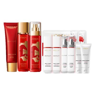 欧莱雅复颜水乳套装保湿抗皱抗老