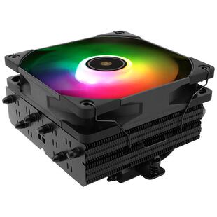 利民Thermalright SI-100 BLACK黑色ARGB 6热管下压式风冷散热器