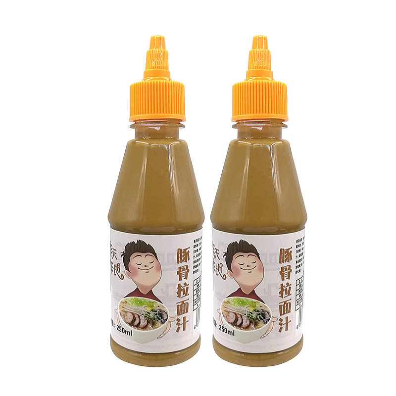 日式豚骨拉面汁浓缩猪骨白骨拉面汁汤料理高汤底调味料250ml*2瓶