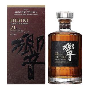 日本直邮SUNTORY三得利响21年威士忌洋酒原装进口43度700ml礼盒