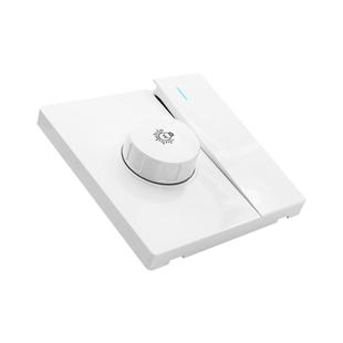 86型一开双控可调光LED白炽灯无极旋钮灯光亮度调节开关调光开关