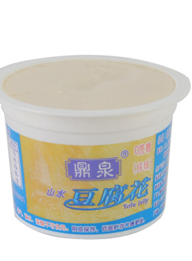 即食原味无蔗糖鼎泉山水豆腐花