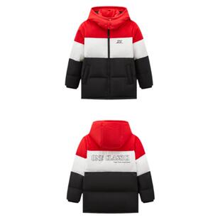 雪中飞童装儿童羽绒服2025新款男女童拼接羽绒服冬季加厚外套洋气