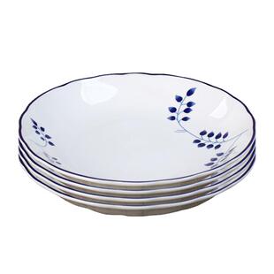 三环陶瓷日式餐具花之语散件家用碗碟盘鱼盘勺子瓷简约创意微波炉