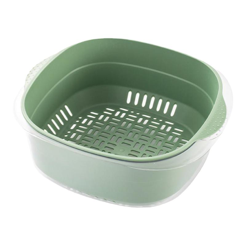 洗菜盆沥水篮家用厨房水槽双层洗菜篮子滤水神器洗菜篮客厅水果盘