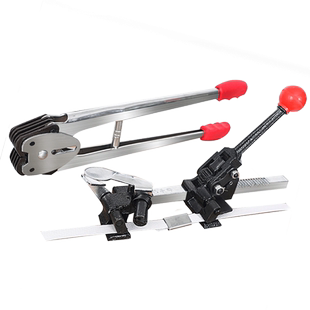 手工打包机捆扎带收紧一体打包带钳子收紧打包器捆绑机pp纸塑包装带捆扎机包装机手动捆绑带机器拉紧器塑料带