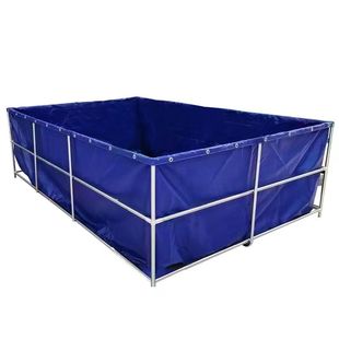 帆布鱼池防水布家用游泳池大型水产养殖水箱蓄水池刀刮布养殖水池