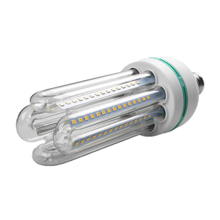 十田照明led节能灯泡家用超亮 螺旋U型灯管E27螺口玉米灯白光40瓦