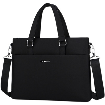 大容量防泼水电脑包办公文件袋男