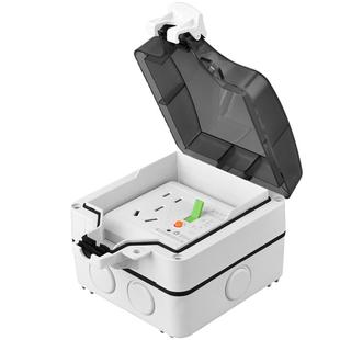 户外防水空开盒室外漏电保护插座汽车防雨16a新能源电动车充电罩