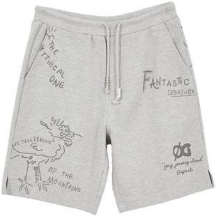 杰克琼斯outlets春季男字母印花略宽松质感日常休闲短裤子男装