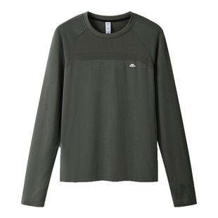 ellesse小贝壳网球羽毛球服运动长袖T恤男春秋弹力修身一体织上衣