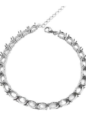 手链托镶嵌925银手链银饰