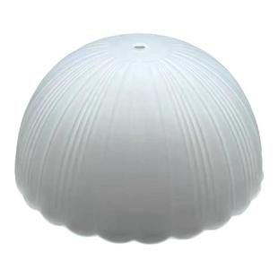 磨砂玻璃灯罩外壳替换圆形E27螺口卧室台灯欧式防刺眼DIY灯罩配件