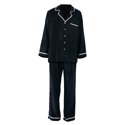 NJP真丝长袖男士睡衣套装