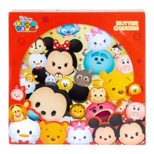 正品迪士尼铁盒曲奇饼干年货节儿童零食平安夜高颜值礼物新年礼包