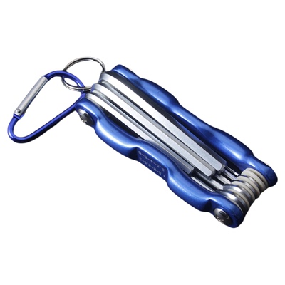 便携折叠式中空多功能内六角扳手