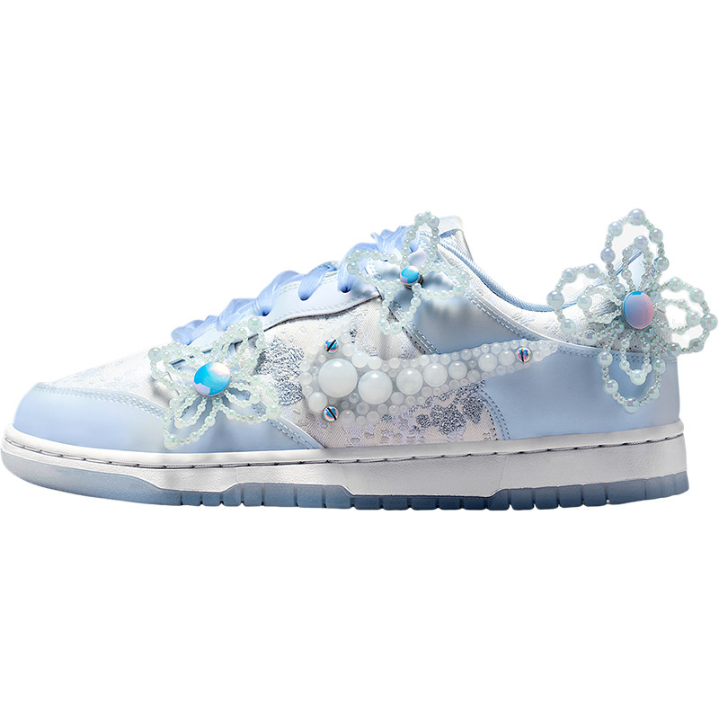 Nike/耐克正品 Dunk Low女士运动时尚花卉轻便休闲板鞋HV8575-100