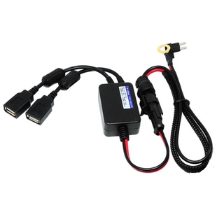 保险盒取电转usb大电流5安4k流媒体行车记录仪降压线24V12V转5V5A